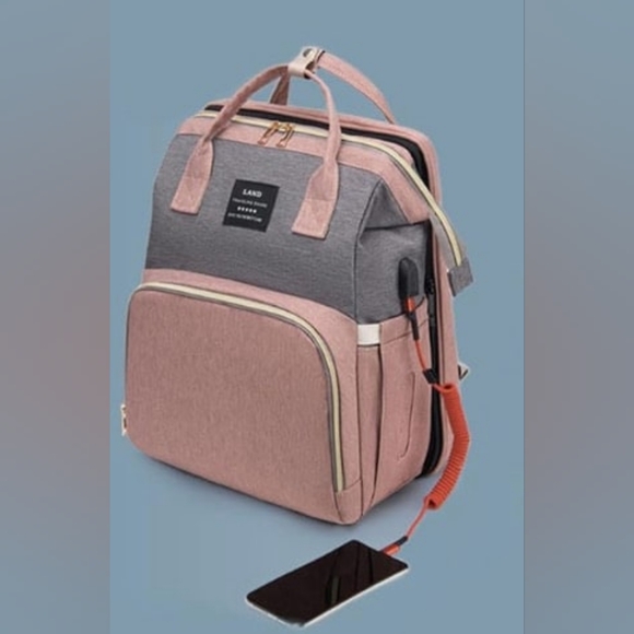 Diaper backpack with baby cot - Picture 1 of 4